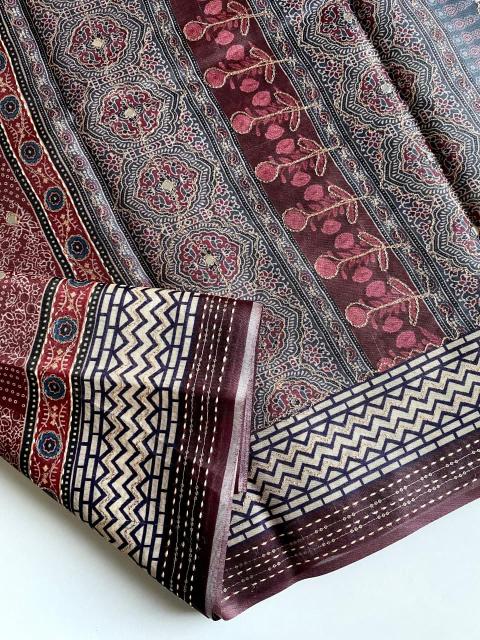 Vastrangan pallavi bandhani prints saree women wholesale clothes
